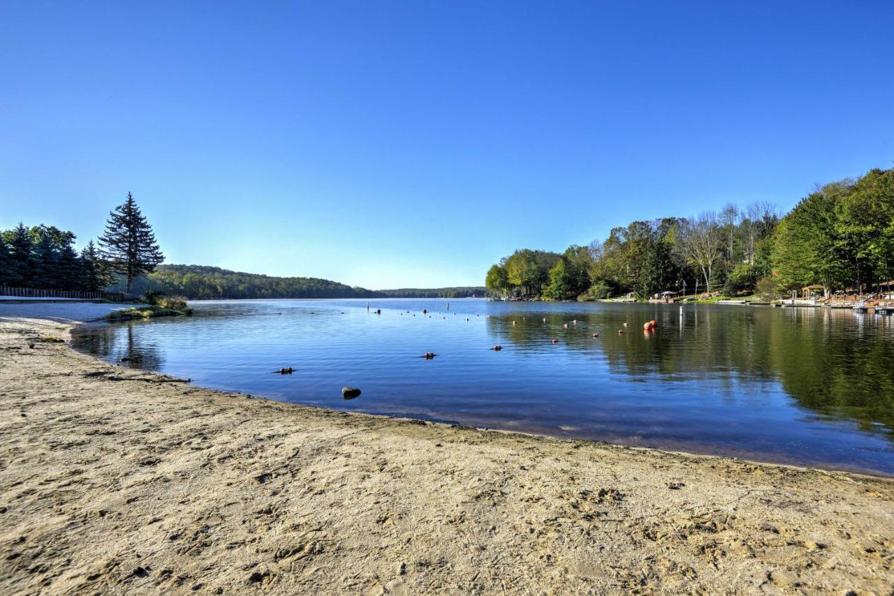 Peaceful Poconos Cabin With Lake Access And Views! Lake Ariel Exterior photo